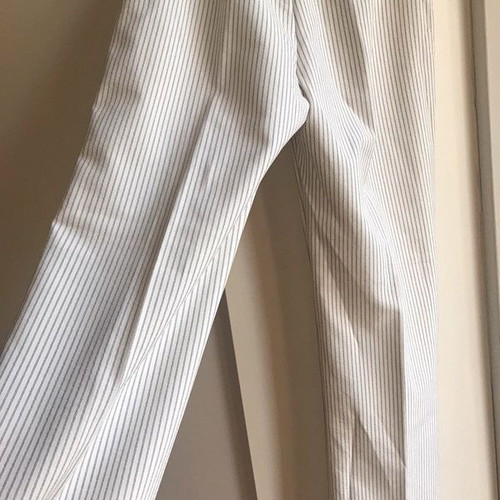 Madrilena women's straight-leg pants used, white, size L