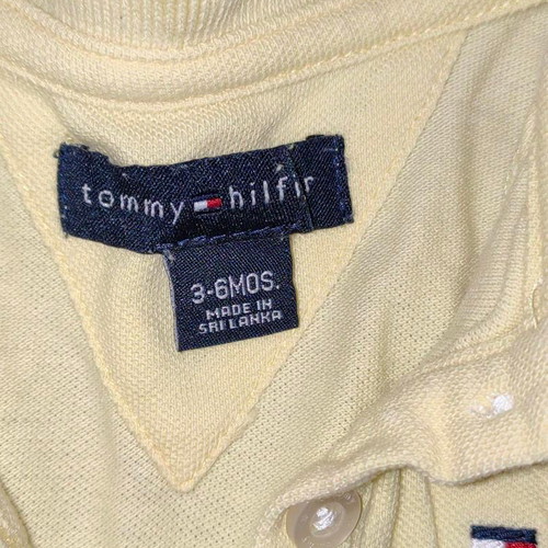 Tommy Hilfiger baby dress size 3-6 months pastel yellow like new