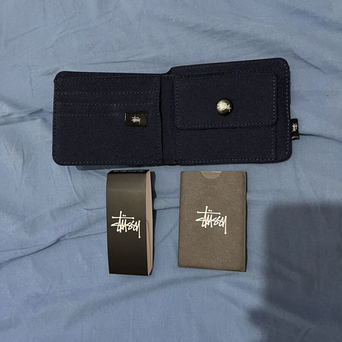 Men's wallet, blue