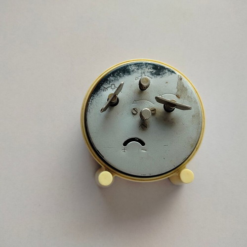 Ruhla Table Clock used, made in East Germany, with functional issues