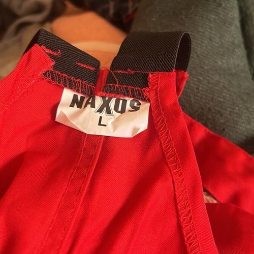 Isomat red work overall size L new
