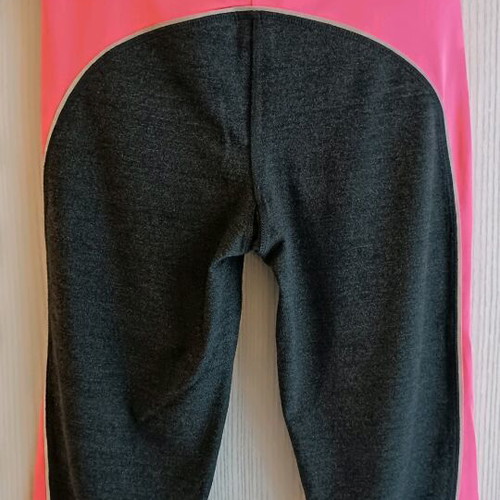 Oysho Fitness Leggings used, below knee length, black pink
