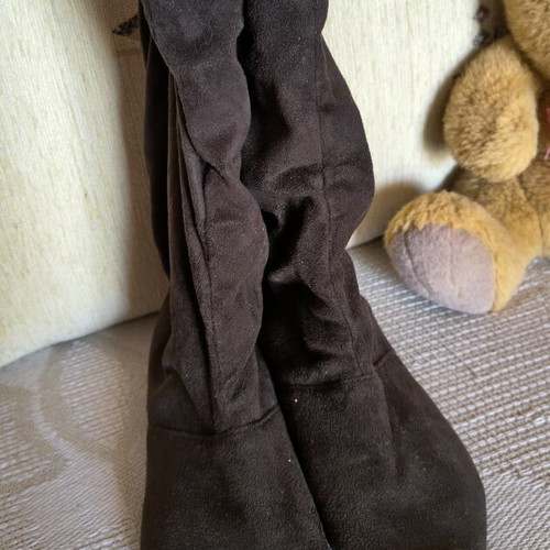 Fitted boots used, size 37, brown