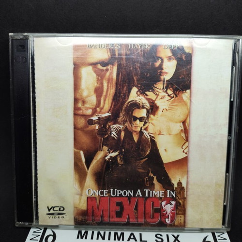 Once Upon a Time in Mexico VCD used, 2-disc, action and adventure