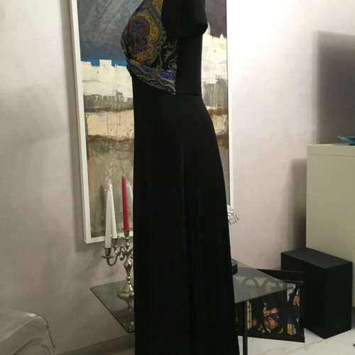 Sandro Paris Long Dress New, Size 34FR, Elastic