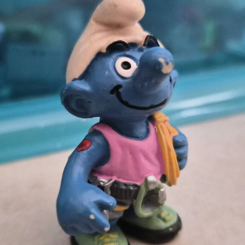 Smurf Climber figure Schleich used