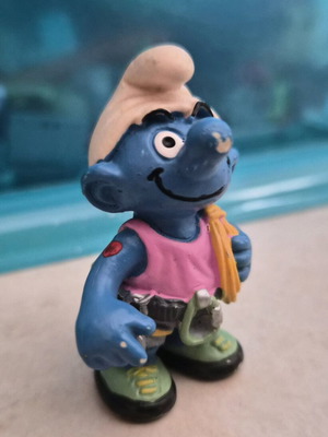 Smurf Climber figure Schleich used