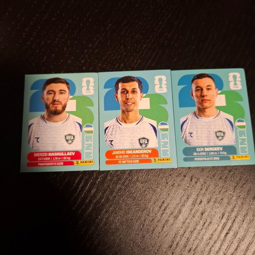 Αυτοκόλλητα Παικτών Ουζμπεκιστάν FIFA World Cup 2026 Καινούργια