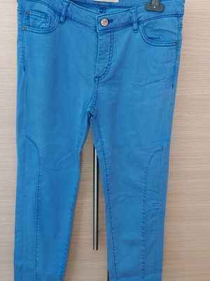 Zara fitted pants blue-purple like new, size M
