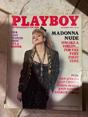 Playboy September 1985 with Madonna like new