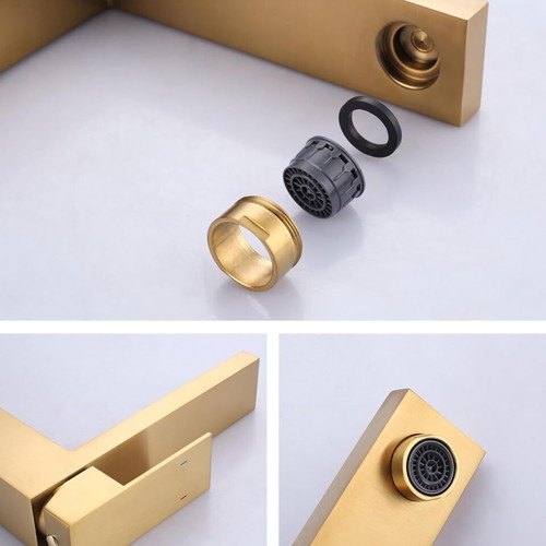 Arcora Sink Faucet Gold Stainless Steel New