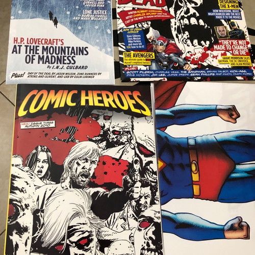 Comic Heroes Magazine #3 used with Superman and Wonder Woman posters