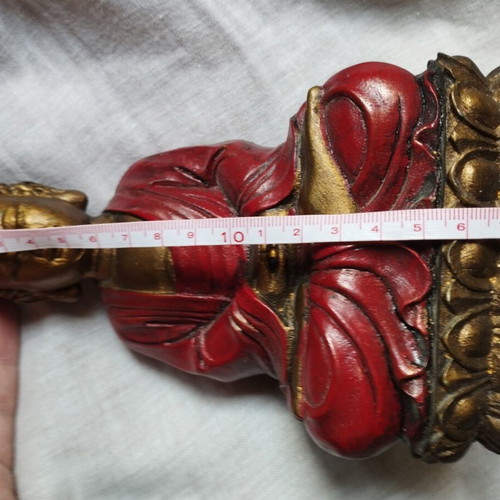 Buddha decorative statue or bookend new, resin or polyresin