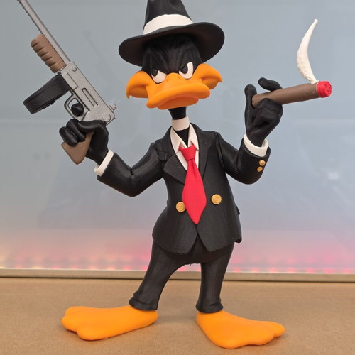 Daffy Duck The Gangster 3D figure made to order