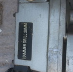 Electric chisel used with one chisel