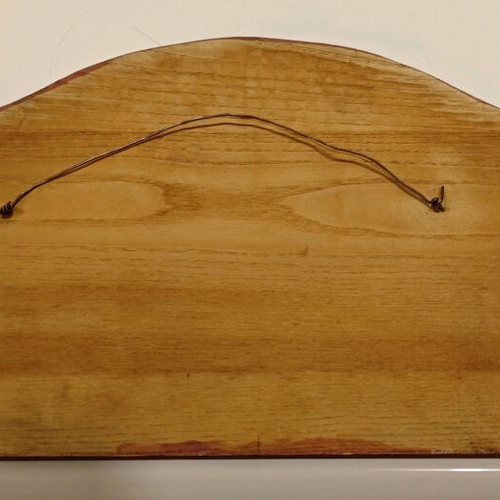 Wooden sign 'Open at noon' new