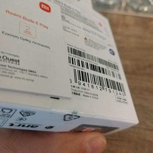 Xiaomi Redmi Buds 6 Play καινούργια ακουστικά