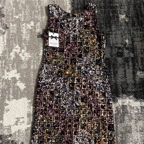 Shine 2gether women's dress new, colorful, size S/M