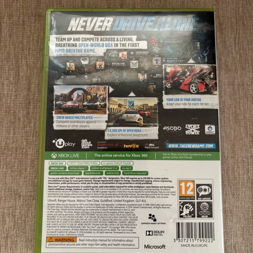The Crew Xbox 360 PAL used complete