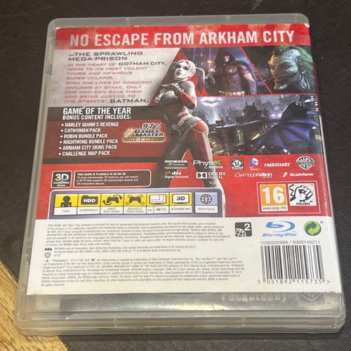 Batman Arkham City PS3 in excellent condition