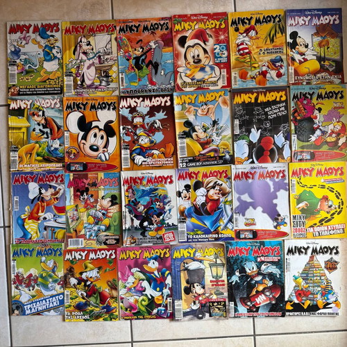 Disney magazine collection used, 227 issues including Mickey Mouse and Donald