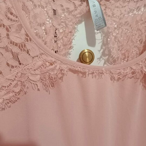 Salopette Amisu pink, like new, size 40