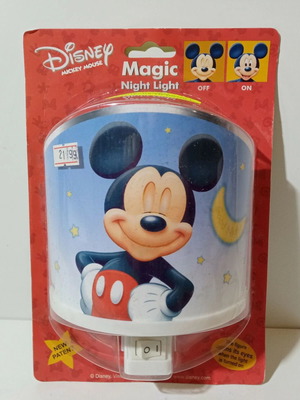 Disney Mickey Mouse Magic Night Light European Power 230V-50Hz new