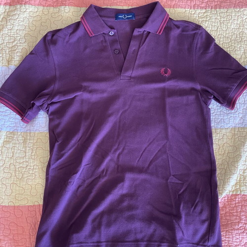 Fred Perry Polo used, burgundy, size S