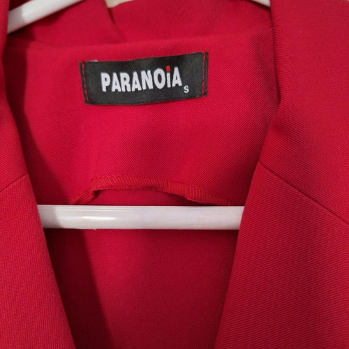 Paranoia sleeveless dress red new, size S