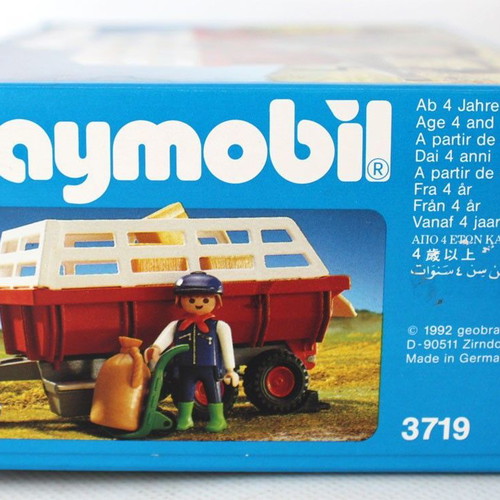 Playmobil 3719 Farmer on the Farm vintage sealed 1992