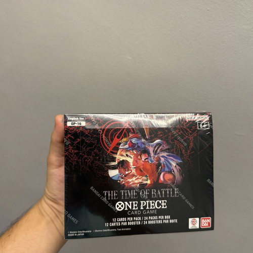 The Time of Battle Booster Box One Piece TCG new