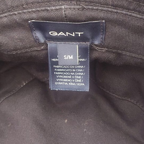 Gant bucket hat navy blue like new, cotton breathable