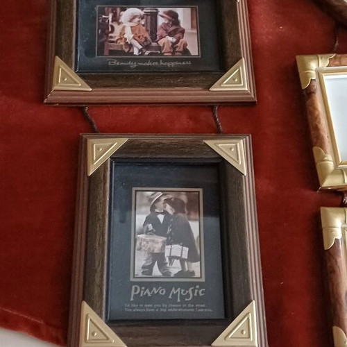 Photo frames like new, set of 6 pieces