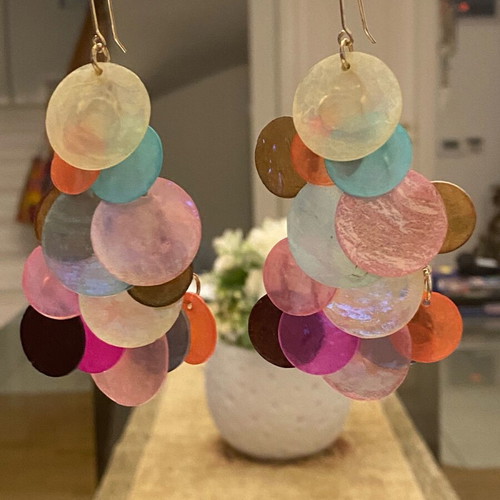 Zara long colorful earrings new