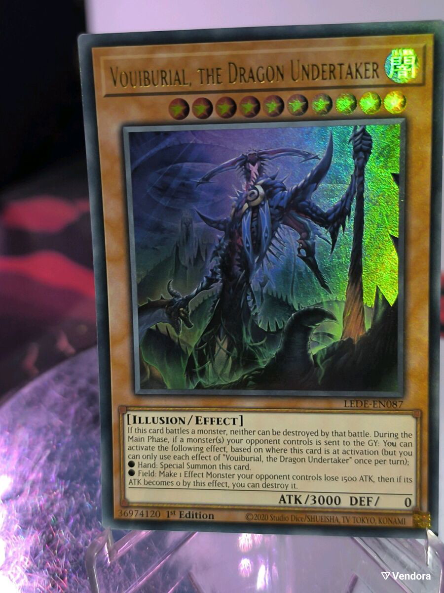undertaker yugioh card LEDE-EN087 - Vouiburial, the Dragon - Ultra Rare You can activate the following effect Improving a Yu-Gi-Oh card set