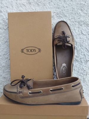 Tod's women's moccasins used, size 39, brown