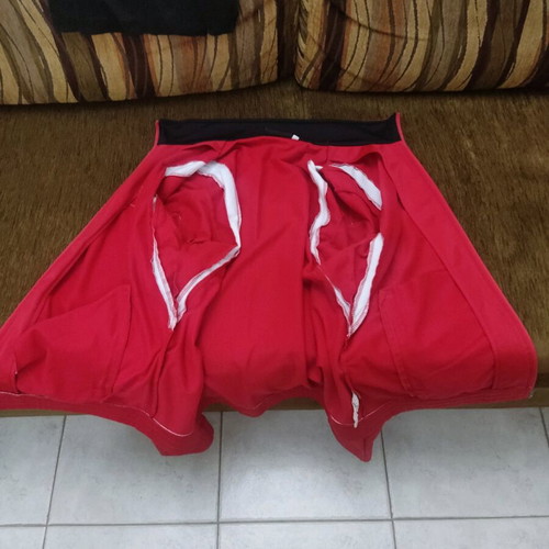 Lotto red jacket used, size M