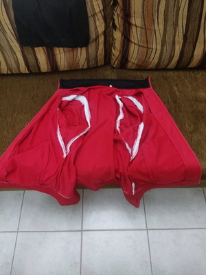 Lotto red jacket used, size M