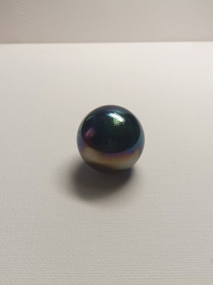 Marble 2.5 cm old 'gazaki' large with reflective surface, new