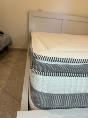 Mattress new 1.60x2.00 with integrated foam topper