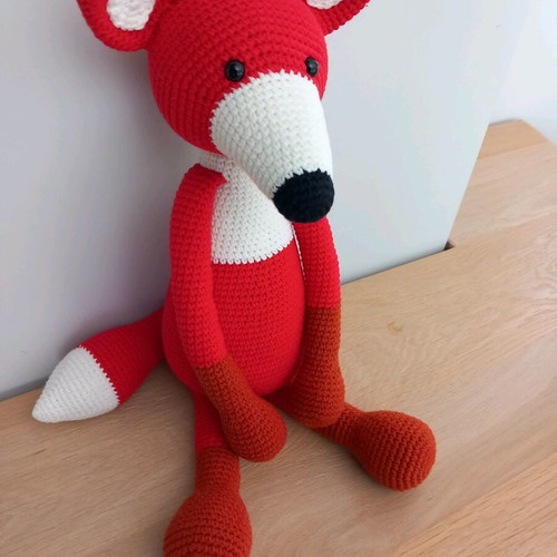 Handmade Fox The Baby's First Friend new amigurumi