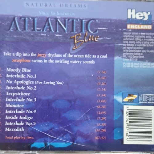 Natural Dreams Atlantic Blue CD like new, jazz