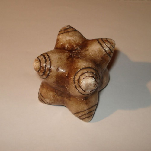 Chumpi carved natural stone from Peru used for important ceremonies