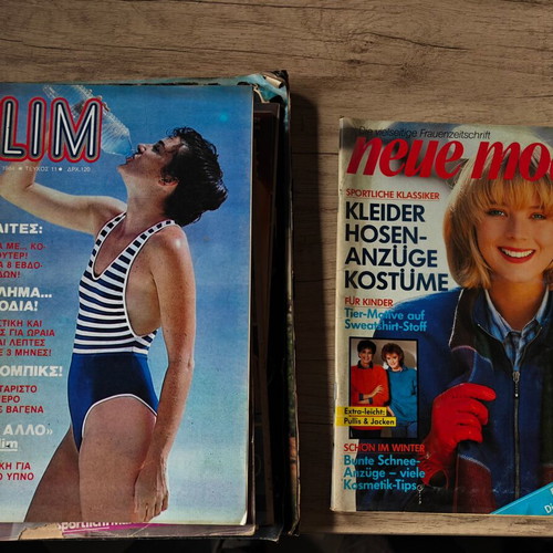 Lifestyle and fashion magazines used, pack of 9