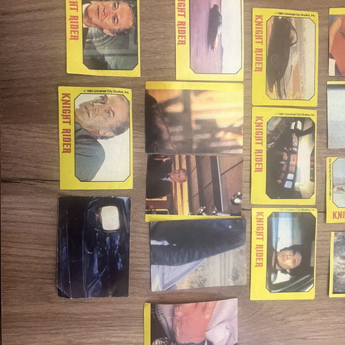 Knight Rider stickers used, pack of 15