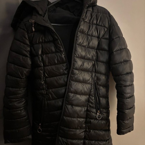 Puffer jacket like new, black, size M