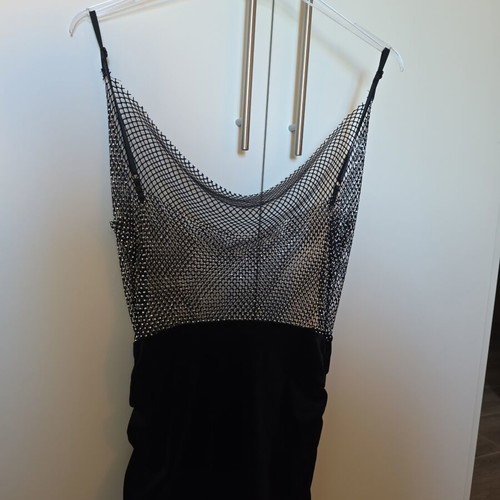 Evening dress one size like new, black
