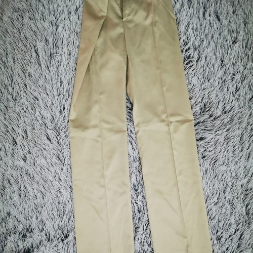 Zara satin beige pants like new, ecru color