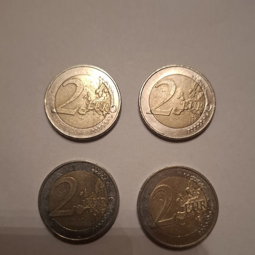 German commemorative euro coins set of 4, like new