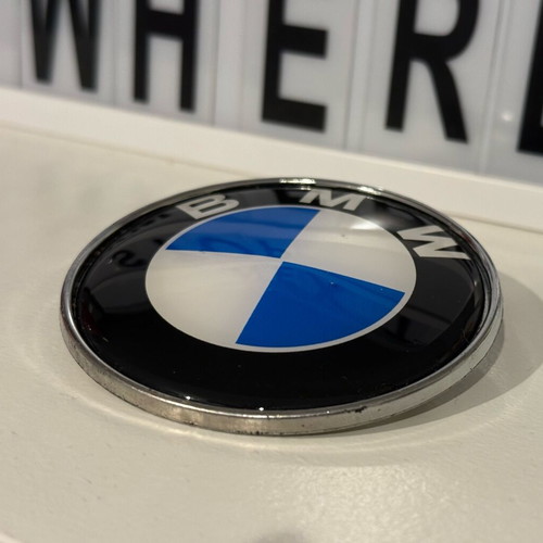 BMW car emblem 82mm like new